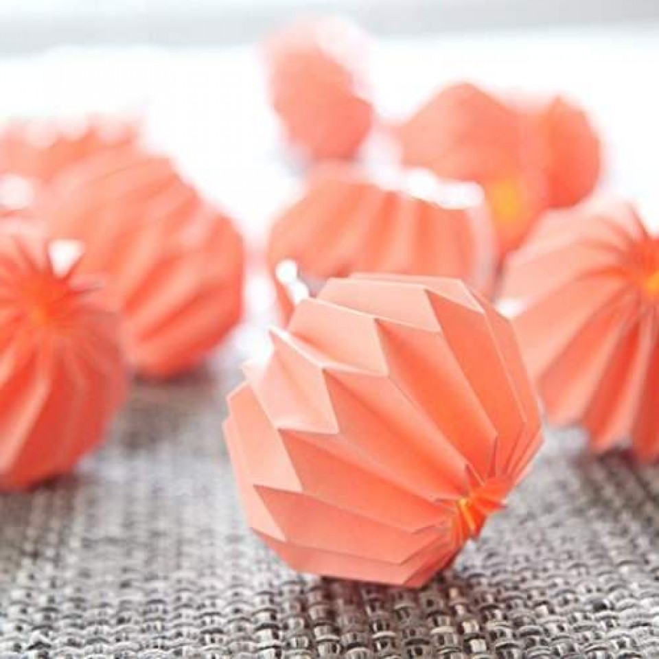 Διακοσμητικά Φωτάκια Origami LED 10τμχ Ροζ Λουλούδια με μπαταρία