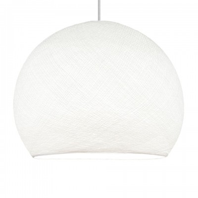 Κρεμαστό Φωτιστικό με Καπέλο Dome από νήμα Λευκό Ø 35 cm