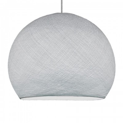 Κρεμαστό Φωτιστικό με Καπέλο Dome από νήμα Ανοιχτό Γκρι Ø 31 cm