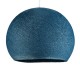 Κρεμαστό Φωτιστικό με Καπέλο Dome από νήμα Πετρολ Μπλε Ø 42 cm
