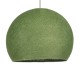 Κρεμαστό Φωτιστικό με Καπέλο Dome από νήμα Πράσινο Ελιάς Ø 25 cm