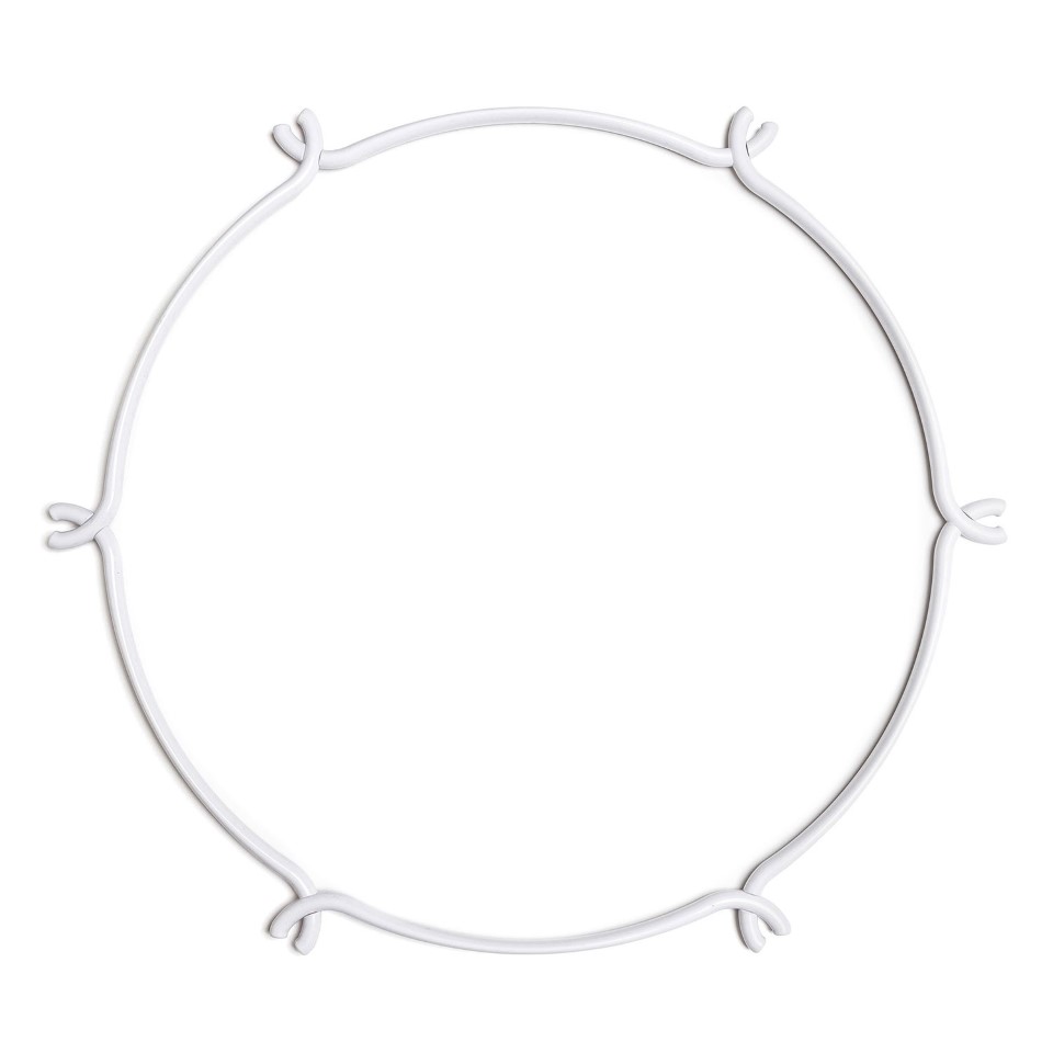 Cage Κύκλος - Κατασκευή για φωτιστικά Λευκό Ø 60 cm