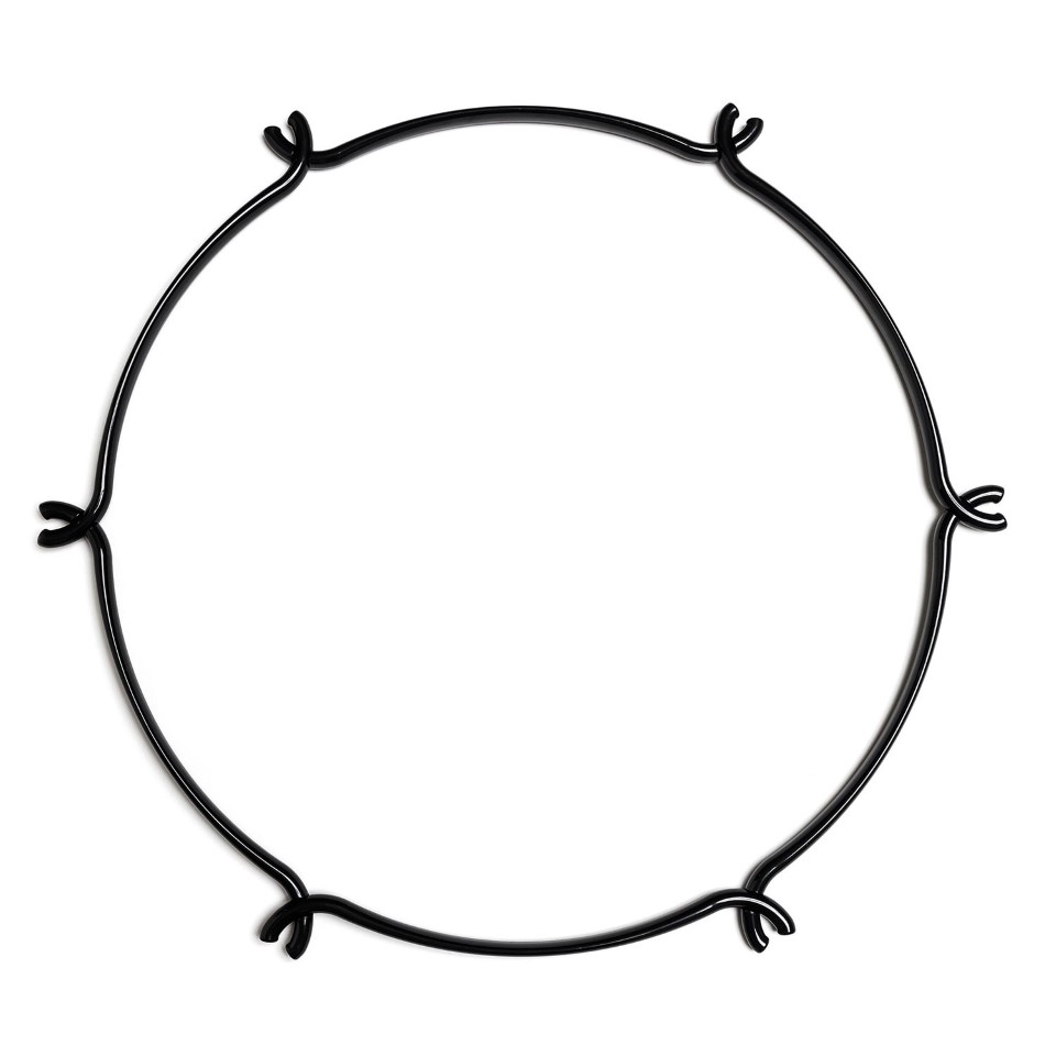 Cage Κύκλος - Κατασκευή για φωτιστικά Μαύρο Ø 60 cm