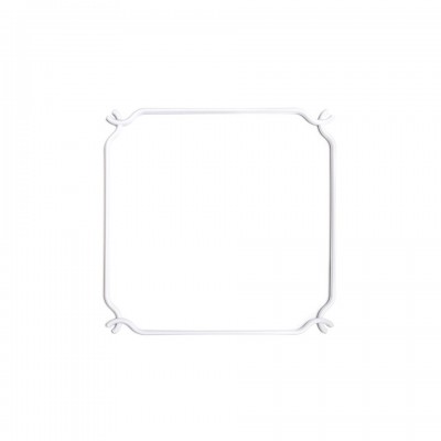 Cage Τετράγωνο - Κατασκευή για φωτιστικά Λευκό L 34 cm