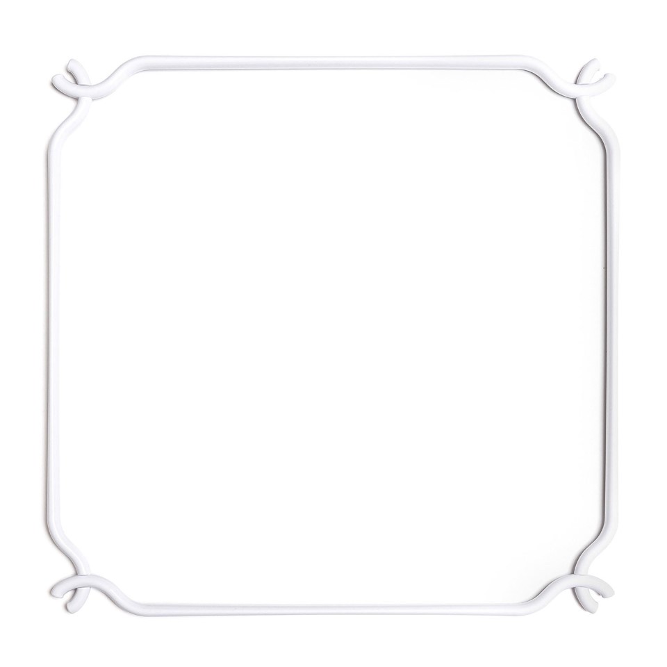 Cage Τετράγωνο - Κατασκευή για φωτιστικά Λευκό L 48 cm