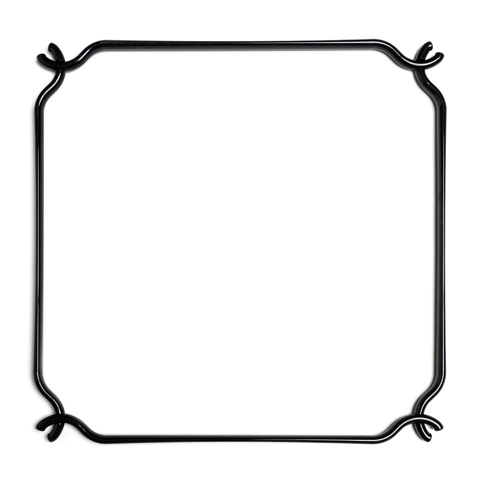 Cage Τετράγωνο - Κατασκευή για φωτιστικά Μαύρο L 48 cm