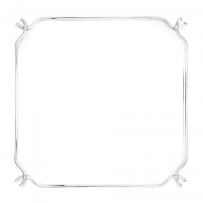 Cage Τετράγωνο - Κατασκευή για φωτιστικά Διαφανές L 48 cm