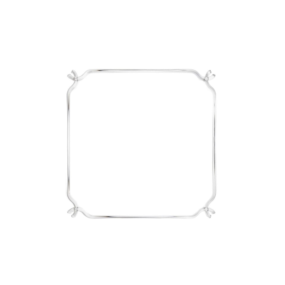 Cage Τετράγωνο - Κατασκευή για φωτιστικά Διαφανές L 34 cm