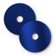 Mini Ellepi 'Solid Color' Μεταλλικό Πιάτο για κρεμαστό φωτιστικό, Διάμετρος 24 cm, Made in Italy Matt blue - Γυαλιστερό Μπλε - Μπλε Ματ