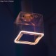 LED Λαμπτήρας Cube Διαφανής σειρά Floating 4,5W Dimmable 2200K