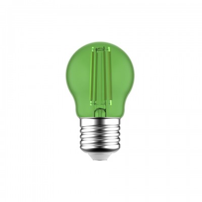 Διακοσμητική Λάμπα LED Filament G45 Globetta Πράσινη 1.4W E27