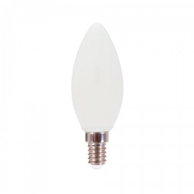 LED Λαμπτήρας Filament Λαμτπήρας Oliva Οπάλ Λευκός 6W E14 2700K
