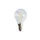 LED Filament Λαμπτήρας Σφαιρικός Διαφανής 6W E14 2700K