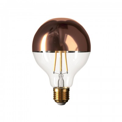 LED Filament Λάμπα Καθρέπτου Γλόμπος G95 Χαλκός - 7W E27 Dimmable 2700K