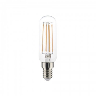LED Filament Λαμπτήρας Διαφανής Σωληνωτή 2700K 4,5W E14 Dimmable