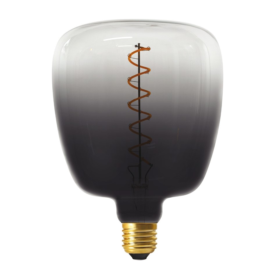 LED Λαμπτήρας Bona XXL Δίχρωμο Φυμέ Dark Shadow, σειρά Pastel, με Σπιράλ Νήμα Filament 4W E27 Dimmable 2100K