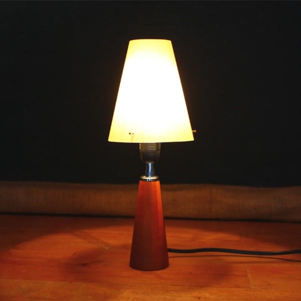 Palace Mini Wooden Office Table Lamp