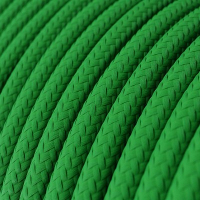 Στρόγγυλο Υφασμάτινο Καλώδιο RM06 - Πράσινο 2x0.75