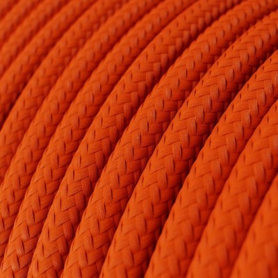 Στρόγγυλο Υφασμάτινο Καλώδιο RM15 - Πορτοκαλί 2x0.75