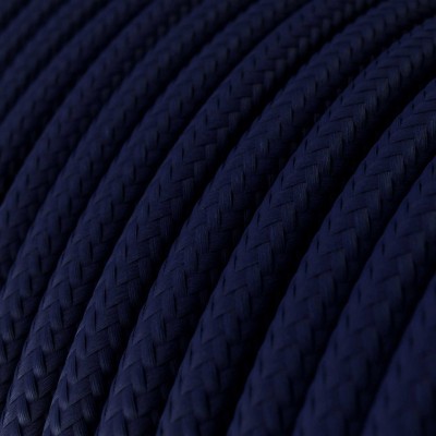 Στρόγγυλο Υφασμάτινο Καλώδιο RM20 - Πολύ Σκούρο Μπλε 3x0.75