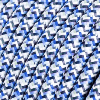Υφασμάτινο Στρόγγυλο Καλώδιο RX03 - Γαλάζιο Pixel 3x0.75