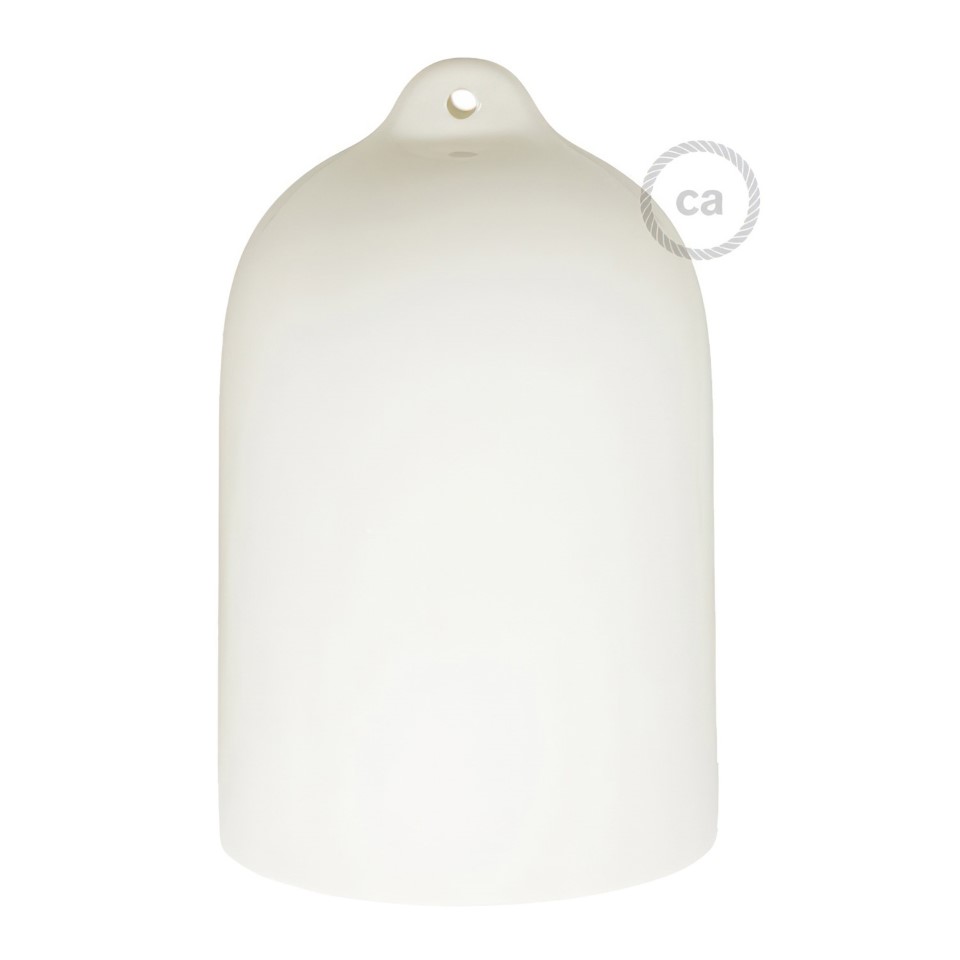 Bell XL Καμπάνα Κεραμική για κρεμαστό φωτιστικό, Made in Italy Λευκό Γυαλιστερό