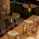 Πιάτο Ellepì επίπεδο μεταλλικό υλικό Dibond, φωτιστικό εξωτερικού χώρου διαμέτρος 40 cm - Made in Italy Brushed bronze - Vintage Χαλκινο - Vintage Μπρονζέ