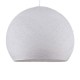 Καπέλο για φωτιστικό Μπάλα Dome από νήμα πολυεστέρα Λευκό Ø 31 cm