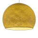 Καπέλο για φωτιστικό Μπάλα Dome από νήμα πολυεστέρα Μουσταρδί Ø 31 cm
