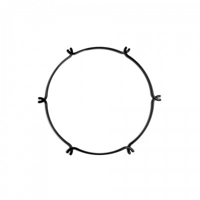 Cage Κύκλος - Κατασκευή για φωτιστικά Μαύρο Ø 40 cm