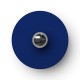 Mini Ellepi 'Solid Color' Μεταλλικό Πιάτο για κρεμαστό φωτιστικό, Διάμετρος 24 cm, Made in Italy Matt blue - Γυαλιστερό Μπλε - Μπλε Ματ