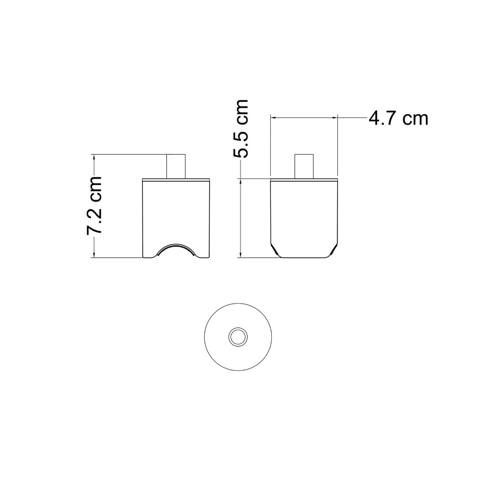 Βάση Esse14 για κρεμαστά φωτιστικά με Ντουί S14d Linestra Wenge Εφε