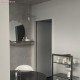 Πιάτο Ellepì επίπεδο μεταλλικό υλικό Dibond, φωτιστικό εξωτερικού χώρου διαμέτρος 40 cm - Made in Italy Λευκό