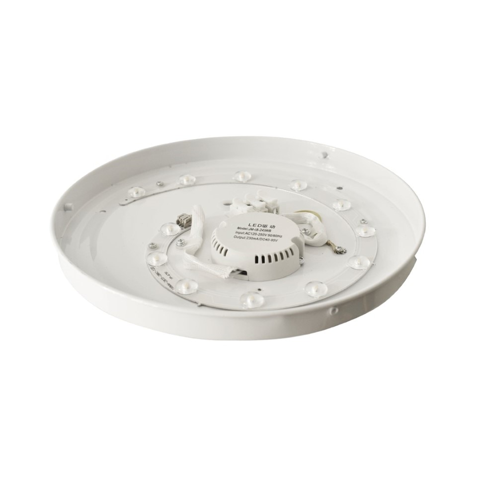LED Φωτιστικό Οροφής Bravo IP44 10W Ø26cm Λευκό