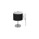 Table Lamp Casino with shade Black Silver