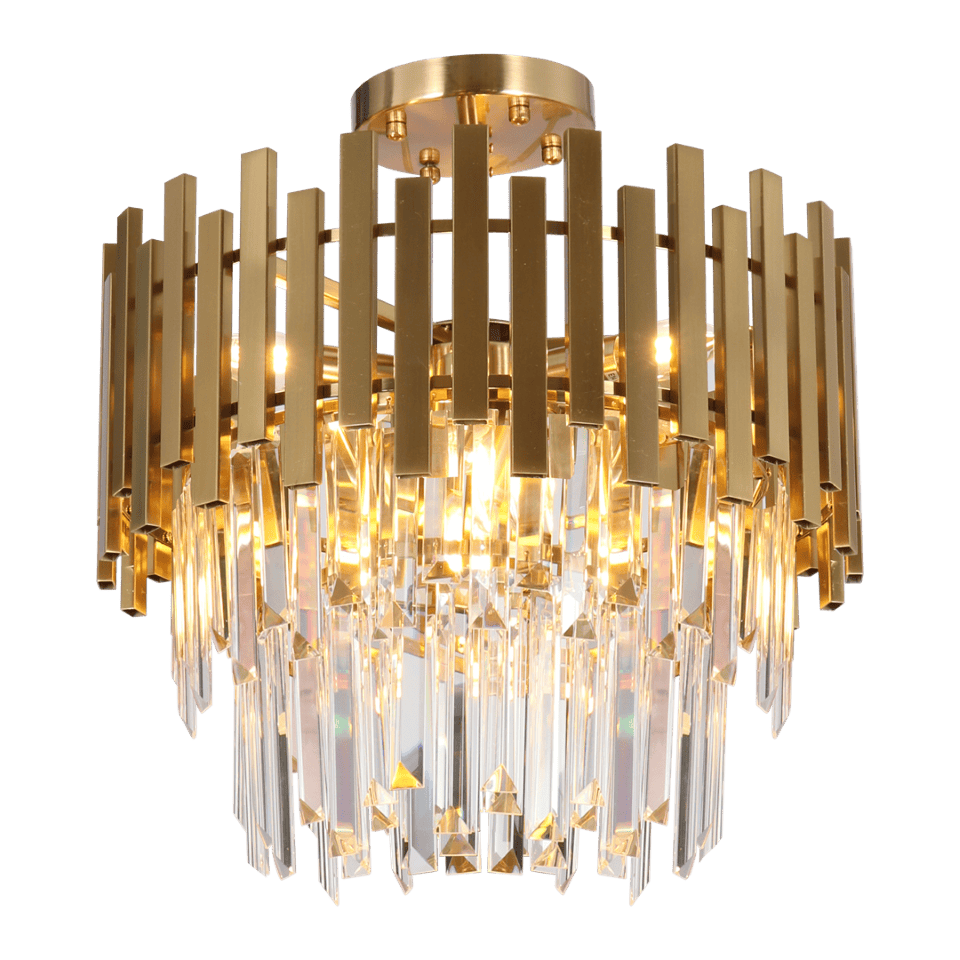 Multi-Light Ceiling Lamp Aspen Ø45cm Gold