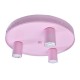 Kids Ceiling Lamp Pink 3XE27 Elza with Stars