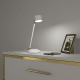 Table Lamp Arena with shade White Gold