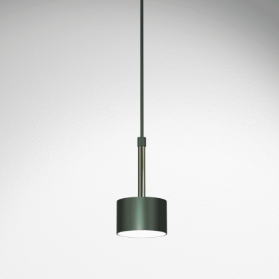 Pendant Lamp Arena with shade Green Gold