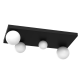 Φωτιστικό Οροφής Bibione 60cm 4xG9 Μαύρο με Λευκό