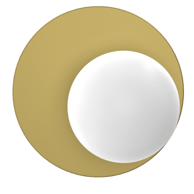 Ceiling Lamp Bibione 20cm White Gold