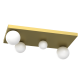Φωτιστικό Οροφής Bibione 60cm 4xG9 Λευκό με Χρυσό