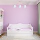 Childrens Multi-Light Pendant Lamp Alice with shade 3xE14 Pink