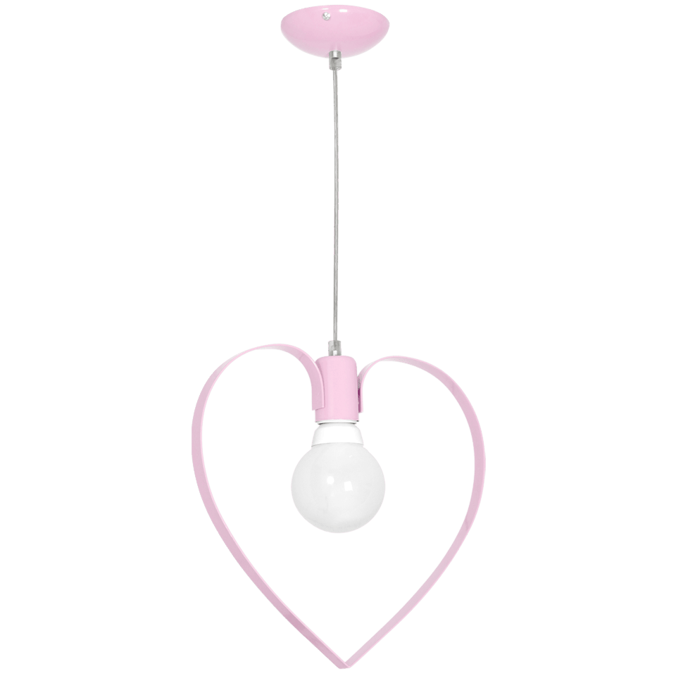 Childrens Pendant Lamp Amore Pink