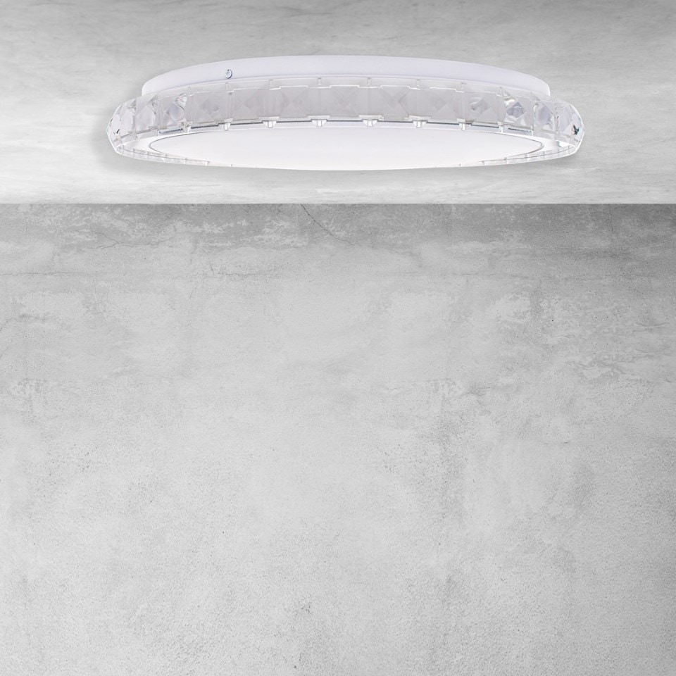 LED Φωτιστικό Οροφής Layla 33W Ø40cm Λευκό
