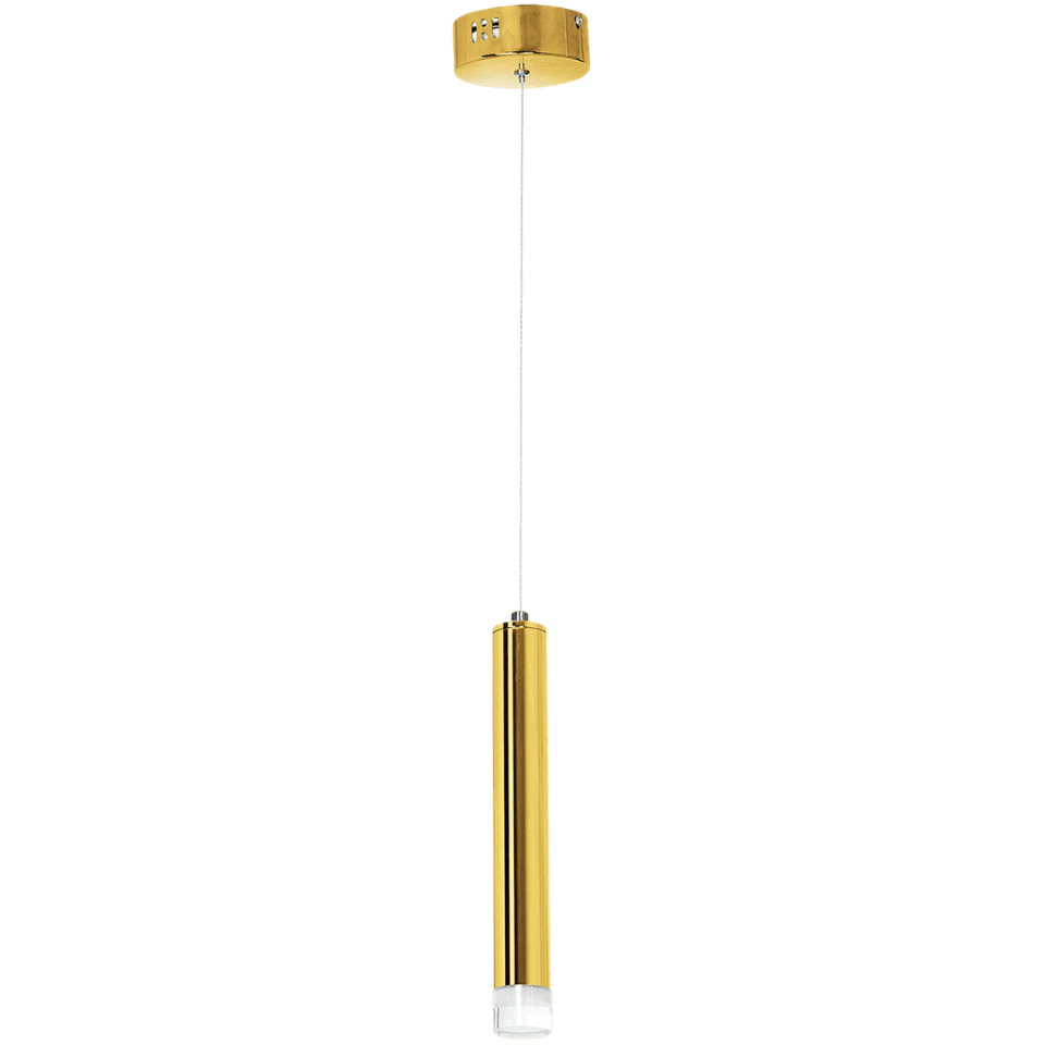 LED Κρεμαστό Φωτιστικό Goldie 5W Χρυσό