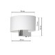 Wall Lamp Casino with shade White Silver