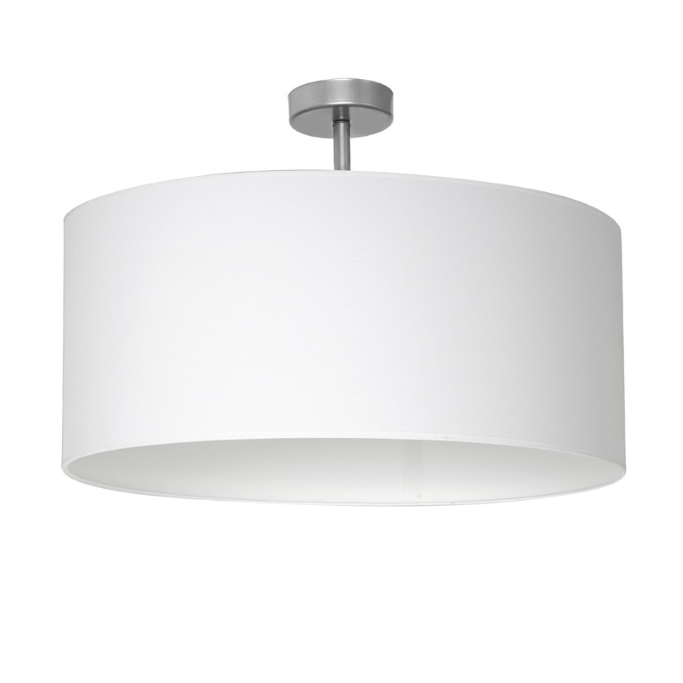 Ceiling Lamp Casino with shade White Silver