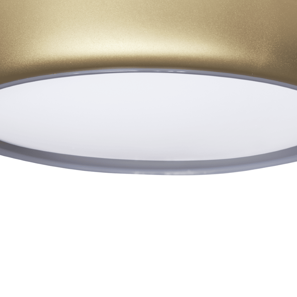 LED Φωτιστικό Οροφής Gea 36W Ø39cm Χρυσό