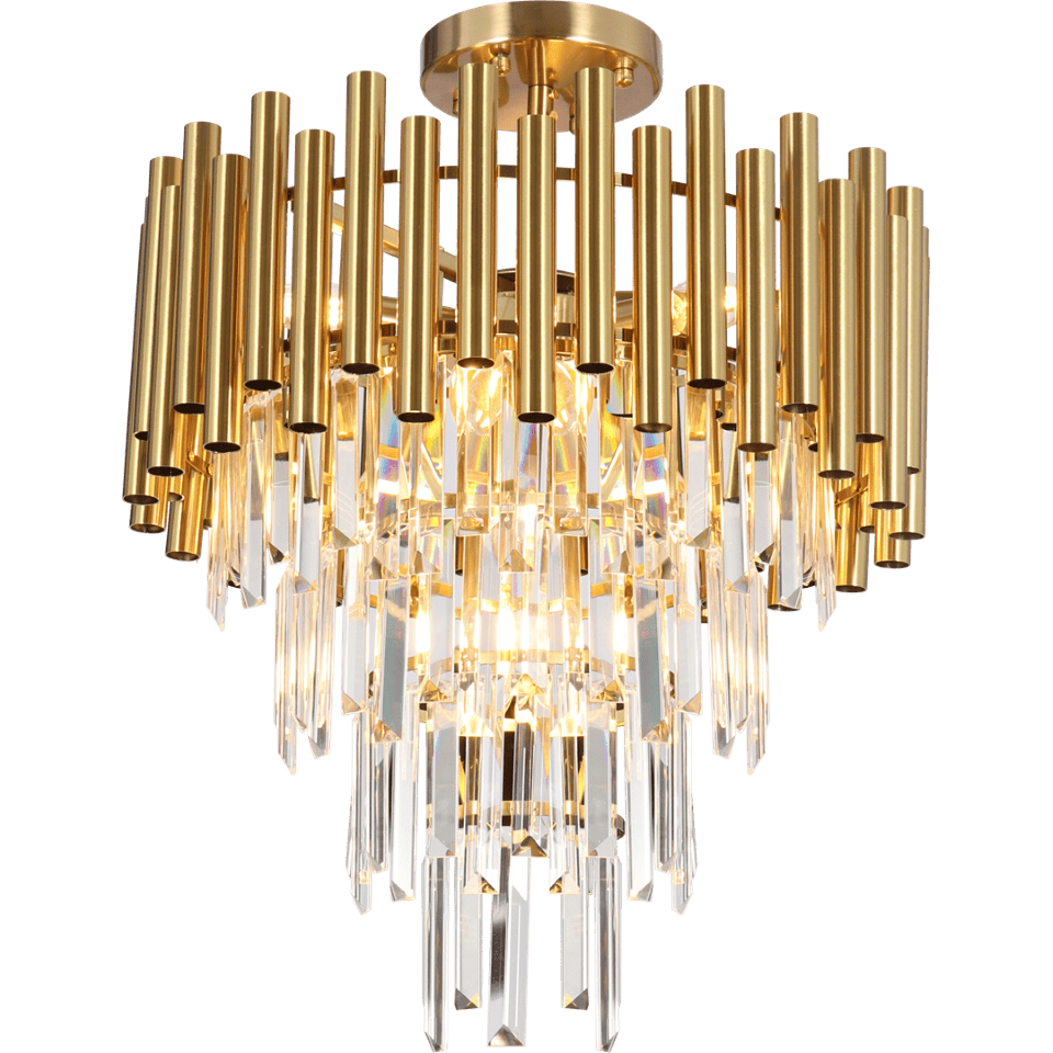 Multi-Light Ceiling Lamp Madison Ø45cm Gold